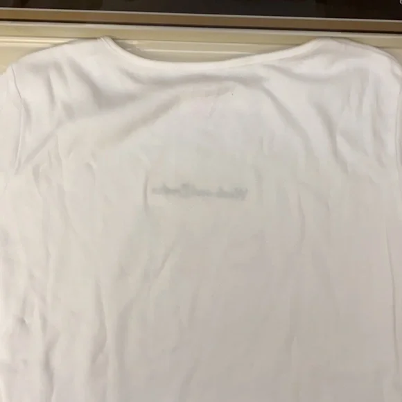 PMS Shop Beach Basics White T-Shirt NWT - Picture 6 of 9